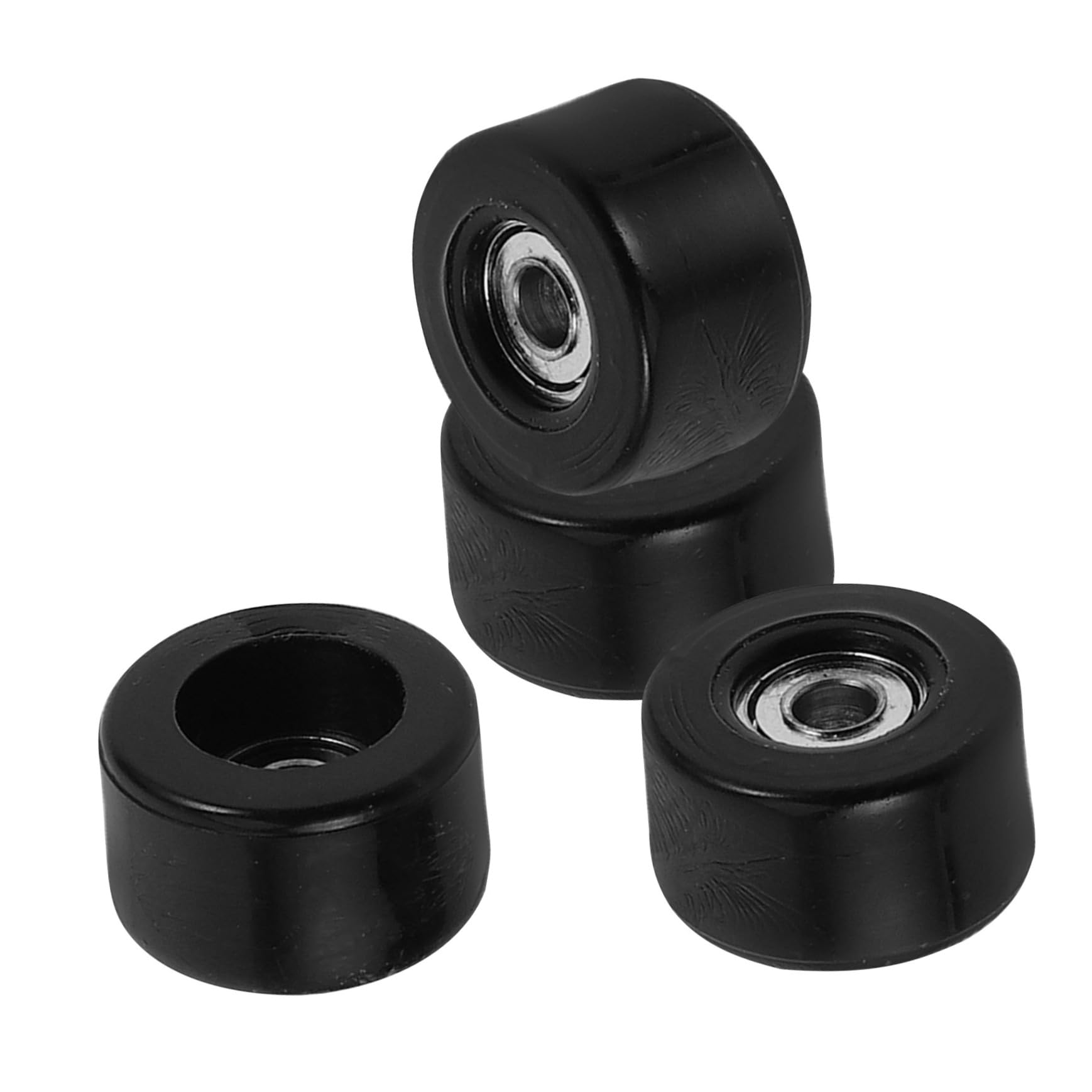 KOMBIUDA 4pcs Highspeed Bearings Finger Skateboard Wheels Pro Accessories Practical Wheel Skateboard Parts Full Set Reusable Wheels