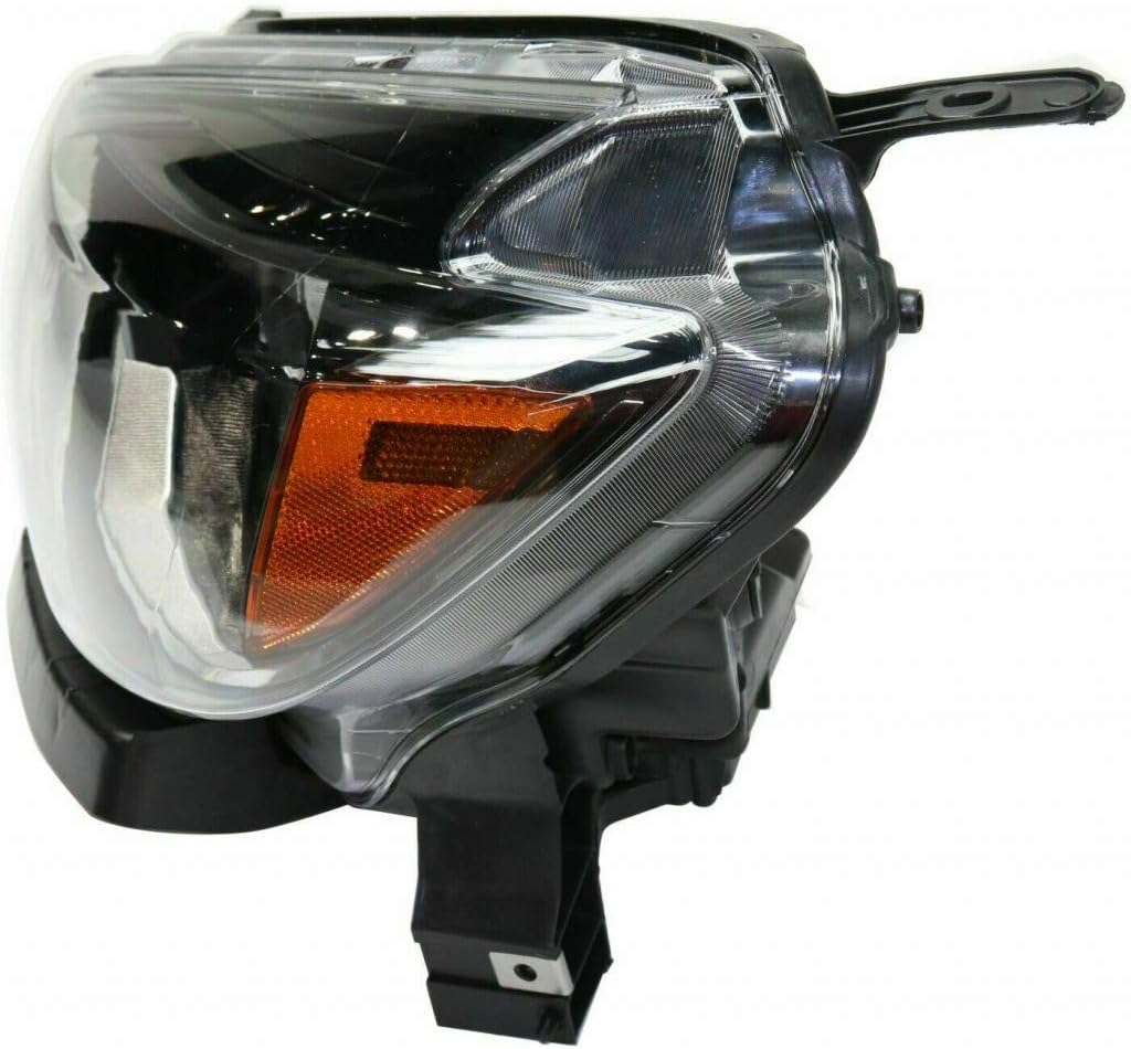 CarLights360: For 2016 2017 2018 NISSAN SENTRA Headlight Assembly Driver Side w/Bulbs Black Housing-DOT Certified Replacement for NI2502244