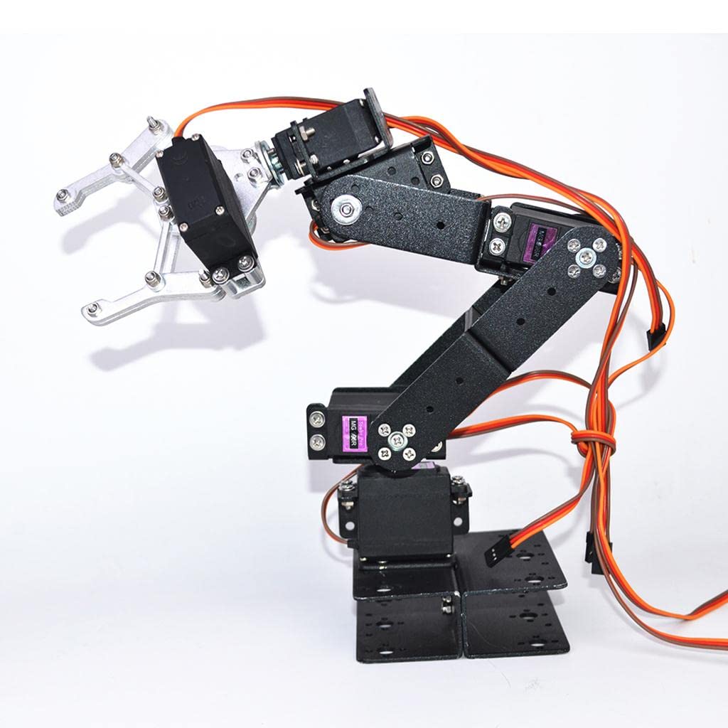 6 DOF Robot Manipulador Metal Mecánico Brazo Kit para Juguete Robótico Infantil
