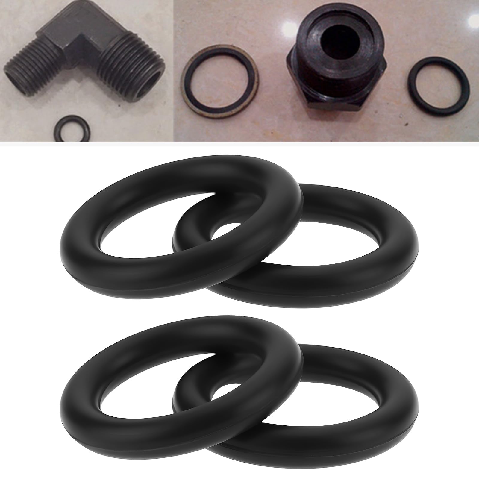 The Lord of the Tools 50x Nitrile Rubber O-Ring 7.65x1.78mm for Industrial Equipment and Household Appliances - Image 2