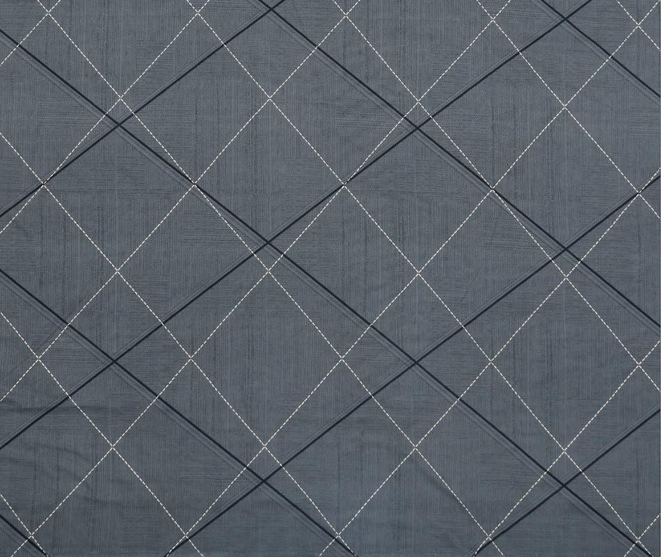 Image of NHD HOME Pure Cotton Flat Double Bedsheets with 2 Pillow Covers | Double Bed Breathable | Wrinklefree | Soft 200tc Supersoft | 228 x 225 Cm| Dark Grey