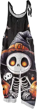 OIOLOYJM Plus Size Halloween Costumes Woman 2025 Ugly Christmas Jumpsuit for Women Overalls Rompers Dresses Pajamas Outfits