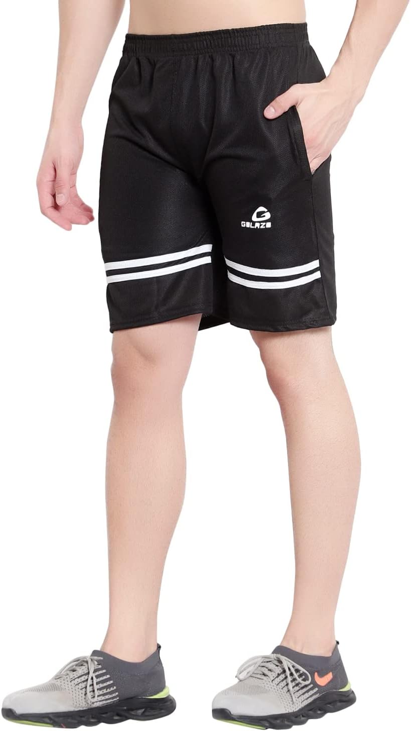 GOLAZOGym Running Shorts for Men, Outdoor, Casual, Multicolour Shorts for Men (28" to 32" Waistline)