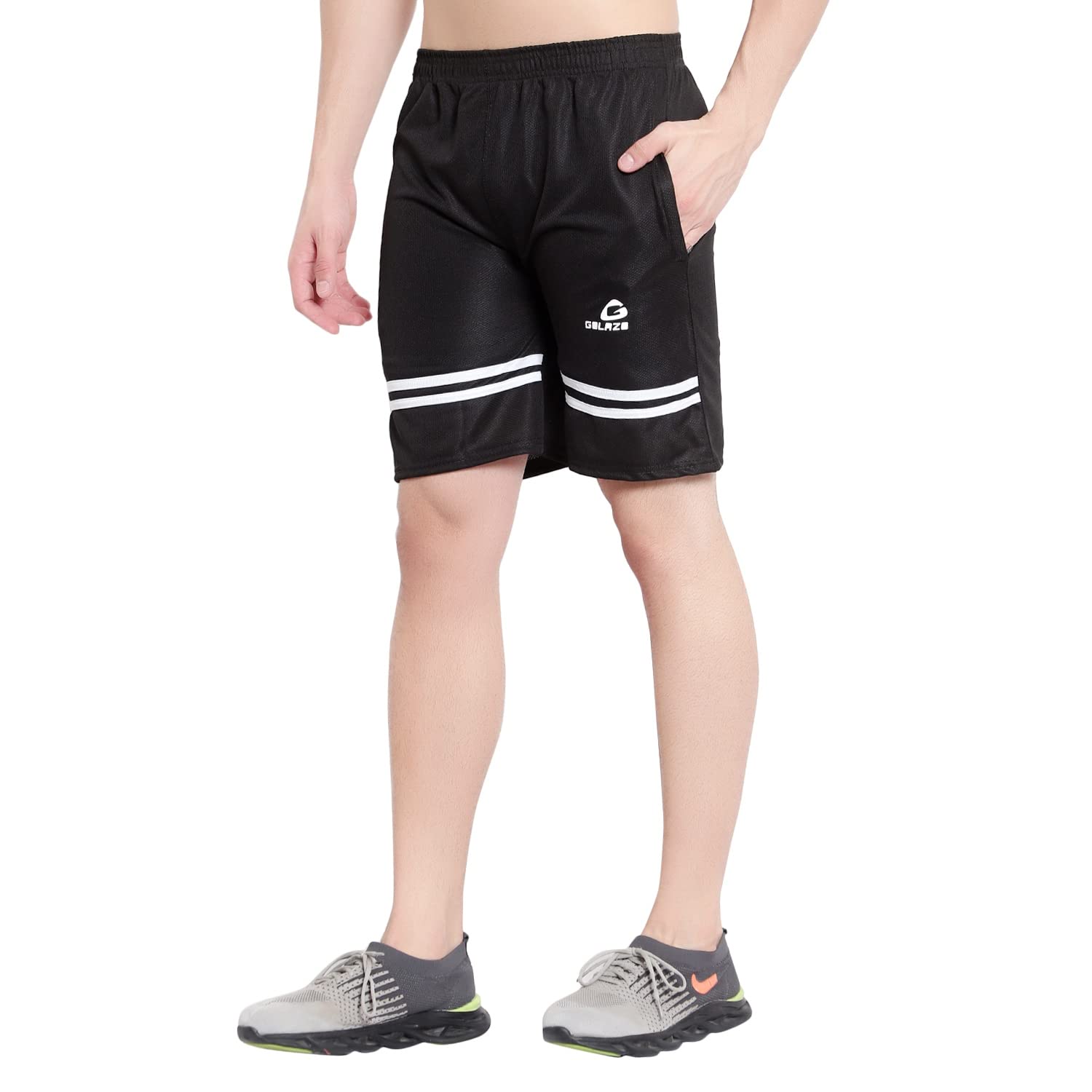 GOLAZOGym Running Shorts for Men, Outdoor, Casual, Multicolour Shorts for Men (28" to 32" Waistline)