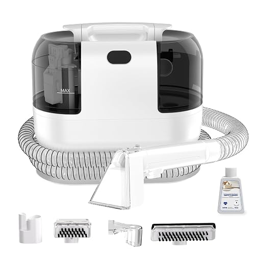 PUREBEAR 18Kpa Portable HandHeld Carpet Cleaner with Shampooer