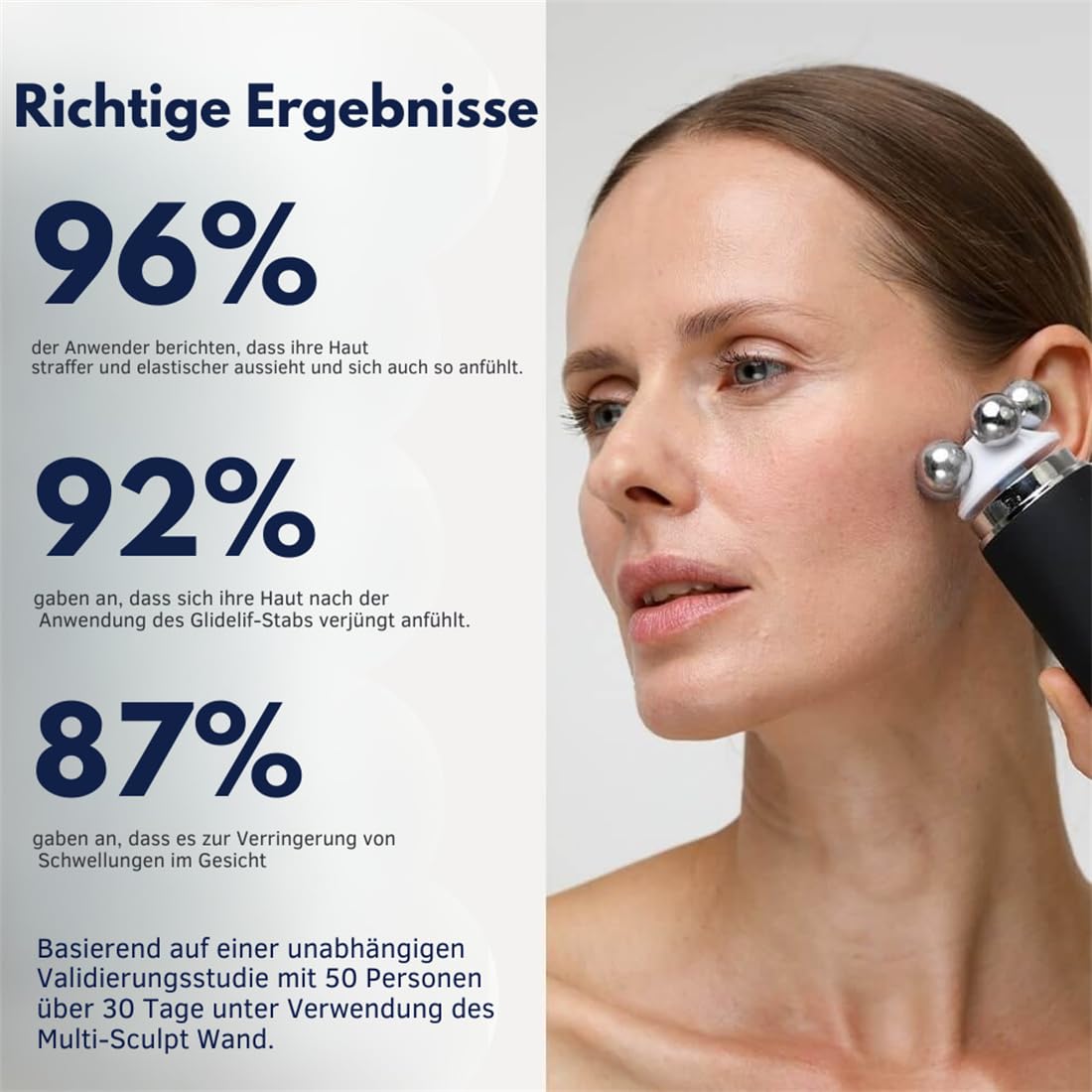 Tragbares Anti-Aging Gesichtsmassagegerät mit Mikrovibration | sanfte Faltenreduktion & Hautstraffung | verbesserte Wirkstoffaufnahme – für Damen mit reifer Haut Beauty-Tool für Zuhause, Büro & Reise