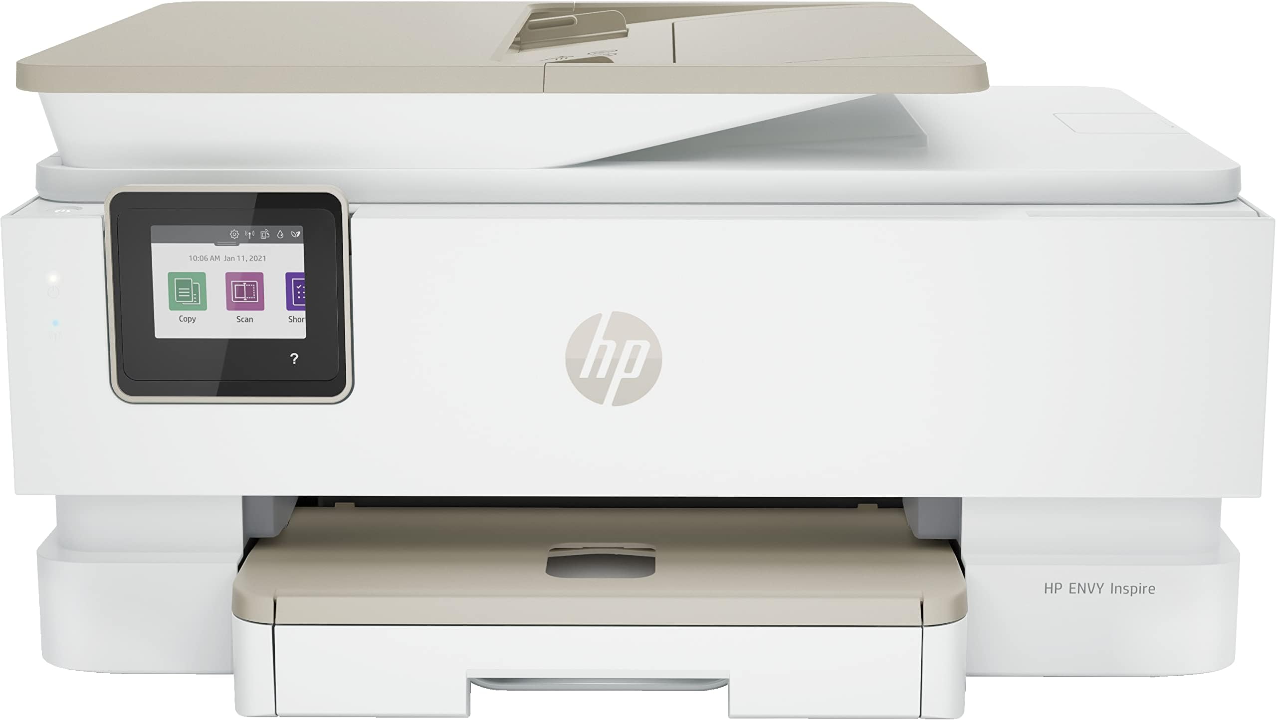 HP Envy Inspire 7958e Wireless All-in-One Color Inkjet Printer, Print, scan, Copy, Duplex Printing Best-for-Home (327A7A) (Renewed Premium)