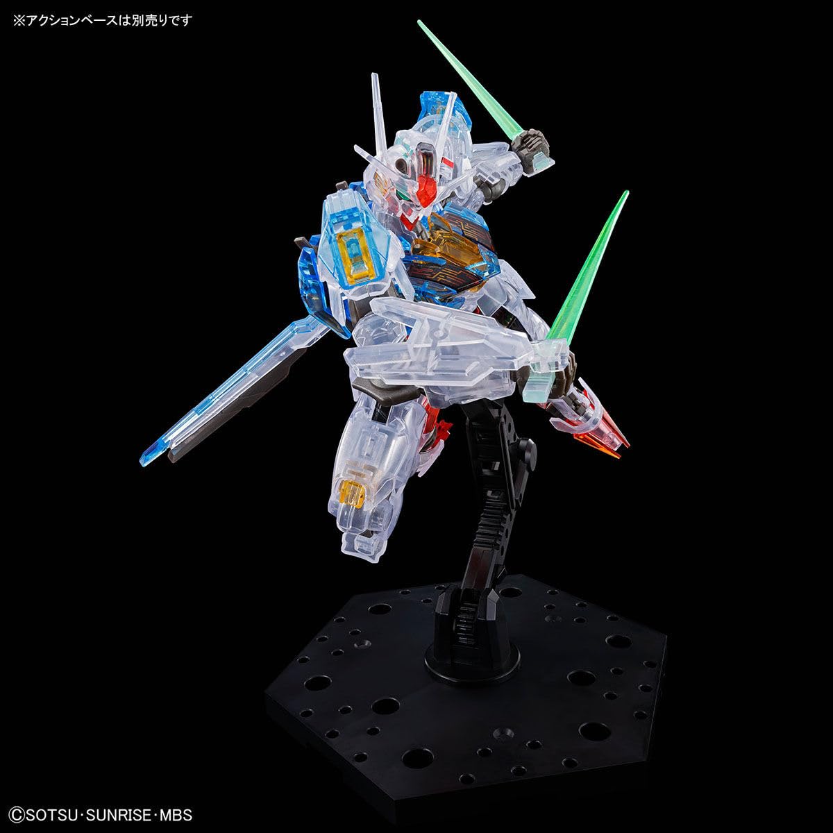 HG　ガンプラ　水星の魔女　エアリアル　ルブリス　ベギルベウ　クリアカラー 機動戦士ガンダム 水星の魔女 PROLOGUE」よりクリアカラーの