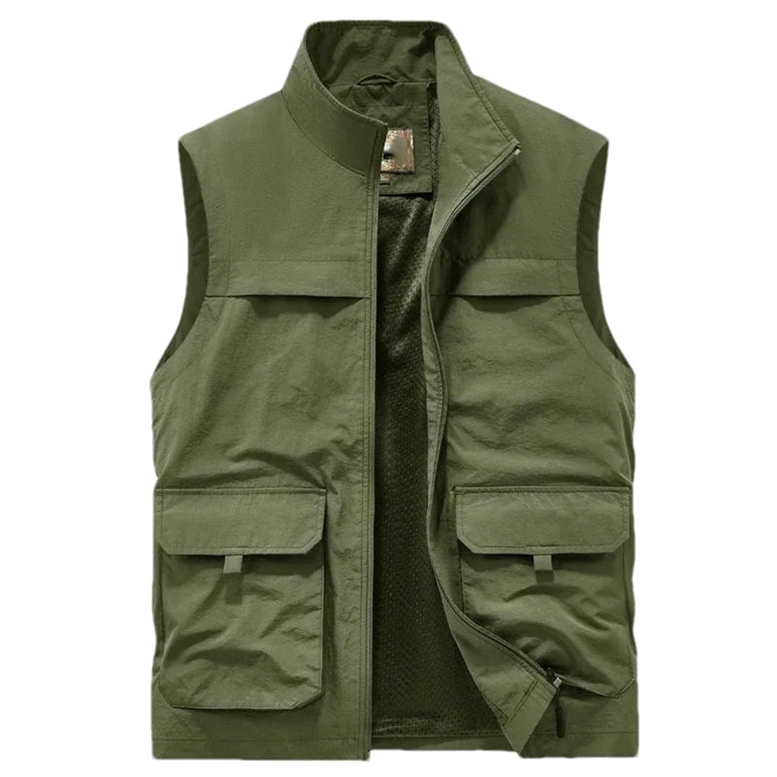 Gilet léger homme zippé softshell coupe sans manches fluide - 5