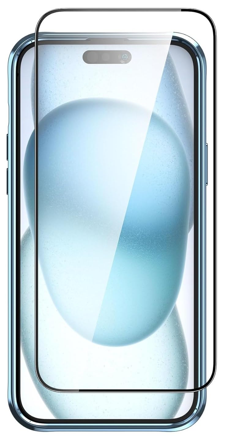 MACLEN Original Premium HD Curved Edges Tempered Glass For Iphone 15 (2023) With Edge-To-Edge Protector And Easy Installation Kit MACLEN Original Premium HD Curved Edges Tempered Glass For Iphone 15 (2023) With Edge-To-Edge Protector And Easy Installation Kit