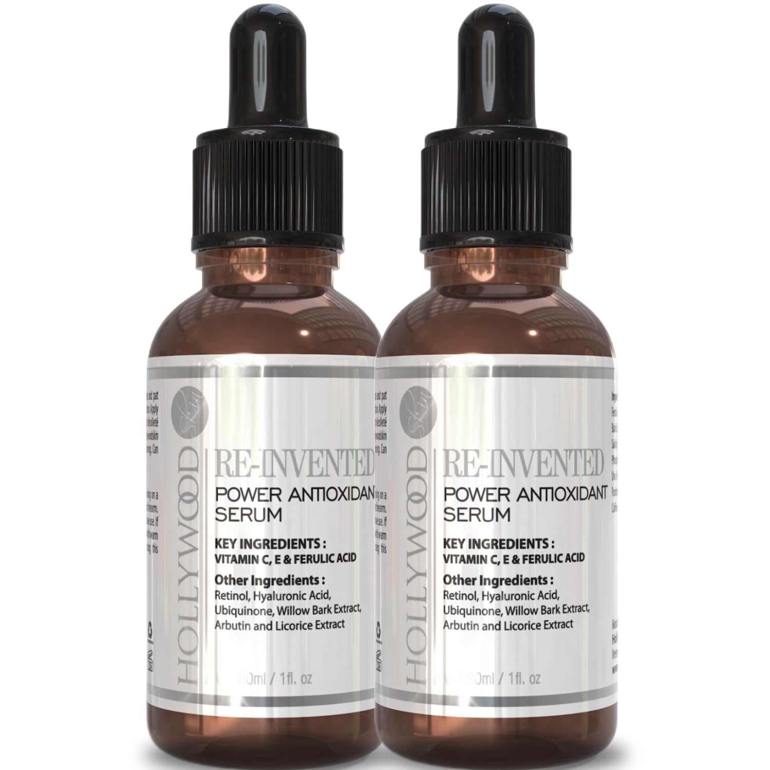 20% Vitamin C Serum for Men | 4X Strength | With 1.02% Ferulic Acid & 1% Vitamin E – Powerful Anti-Aging Face Serum, Brightening & Hydrating Skincare – Moisturizer for Wrinkles & Fine Lines – 30ml