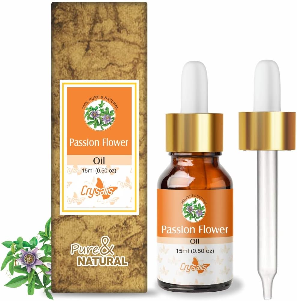 Crysalis Passion Flower (Passiflora) Oil – 0.51 Fl Oz (15ml)
