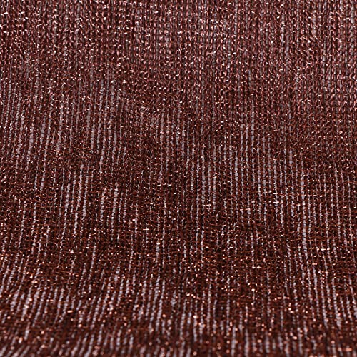 Women's Wedding Evening Shawl and Wrap Glitter Metallic Party Dresses Scarf with Fringe3