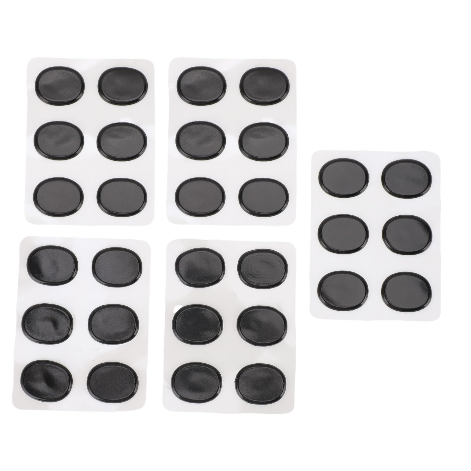 Drum Dampening Gel Pads, Silicone Gel Pads Soft Drum Dampeners, Silicone Drum Mufflers Strong Adhesive Drum Mute Pads, Drum Damper Gel Pads for Drums Cymbals Tone Control (Black)