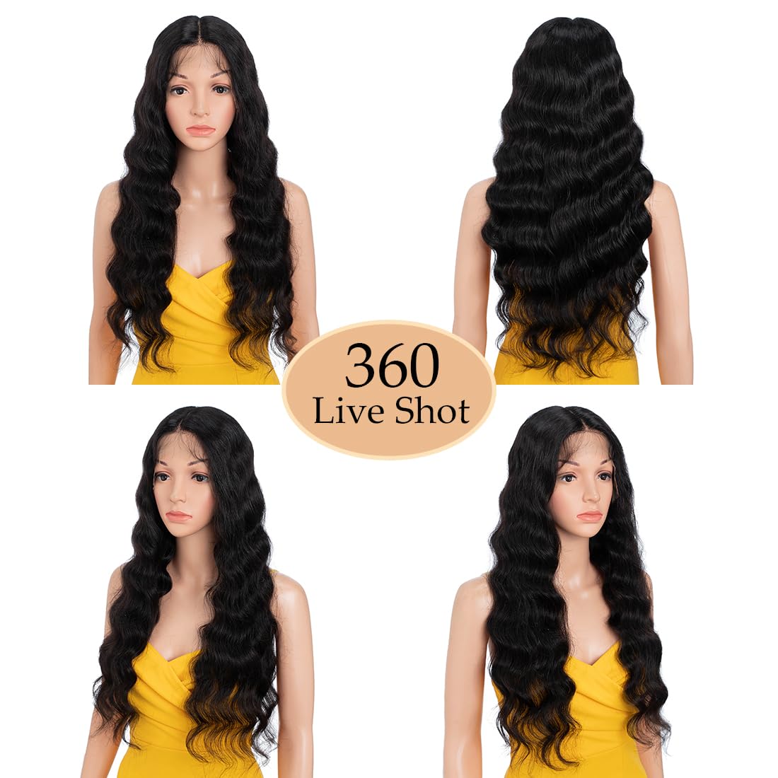 Lace Front Wigs Human Hair Loose Body 13x5x1 Lace Frontal Human Hair Wigs for Women 26inch 150% Density Glueless Brazilian Body Wave Real Human Hair Wig with Baby Hair Pre Plucked - Image 2