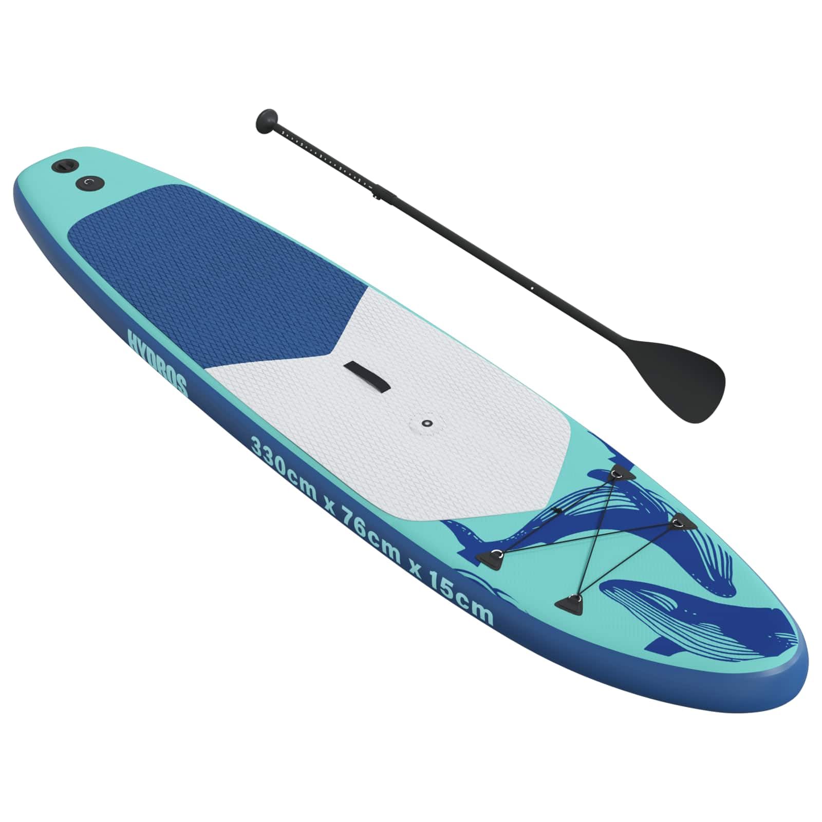 vidaXL Tavola da SUP gonfiabile con vela, in PVC, per esterni, oceano