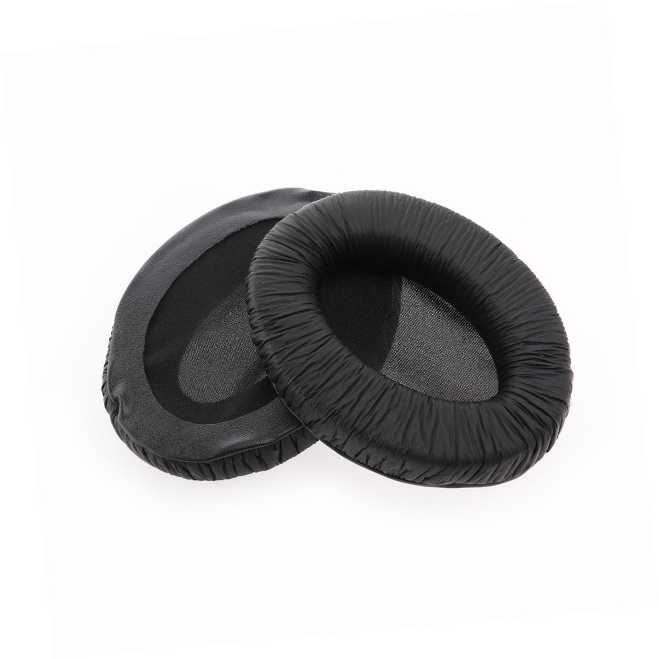 Hemobllo 4pezzi Cuscinetti Sostitutivi Per Cuffie Pro Di Cuscinetti Auricolari Pu e Nero Comodi e Resistenti Migliorano Suono Bassoso