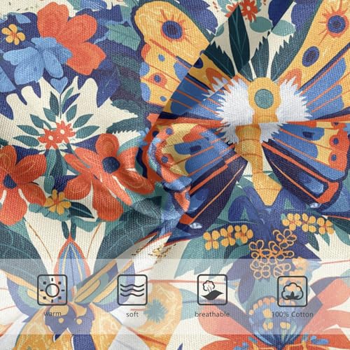 visesunny Boys Cotton Underwear Tropical Butterfly Totem Printed Toddler Soft Training Briefs Size 2T-8Y for Kids4