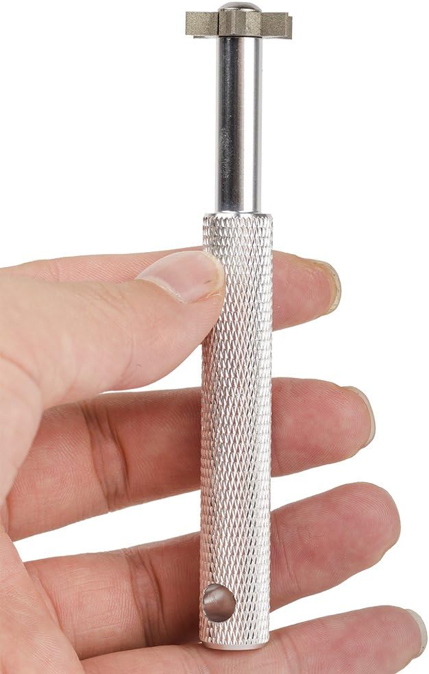 HIFROM Groove Sharpener with 6 Heads Golf Club Groove Sharpener ReGrooving Tool and Cleaner