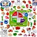 Little Folk Visuals My Plate Precut Flannel/Felt Board Figures, 56 Pieces Set