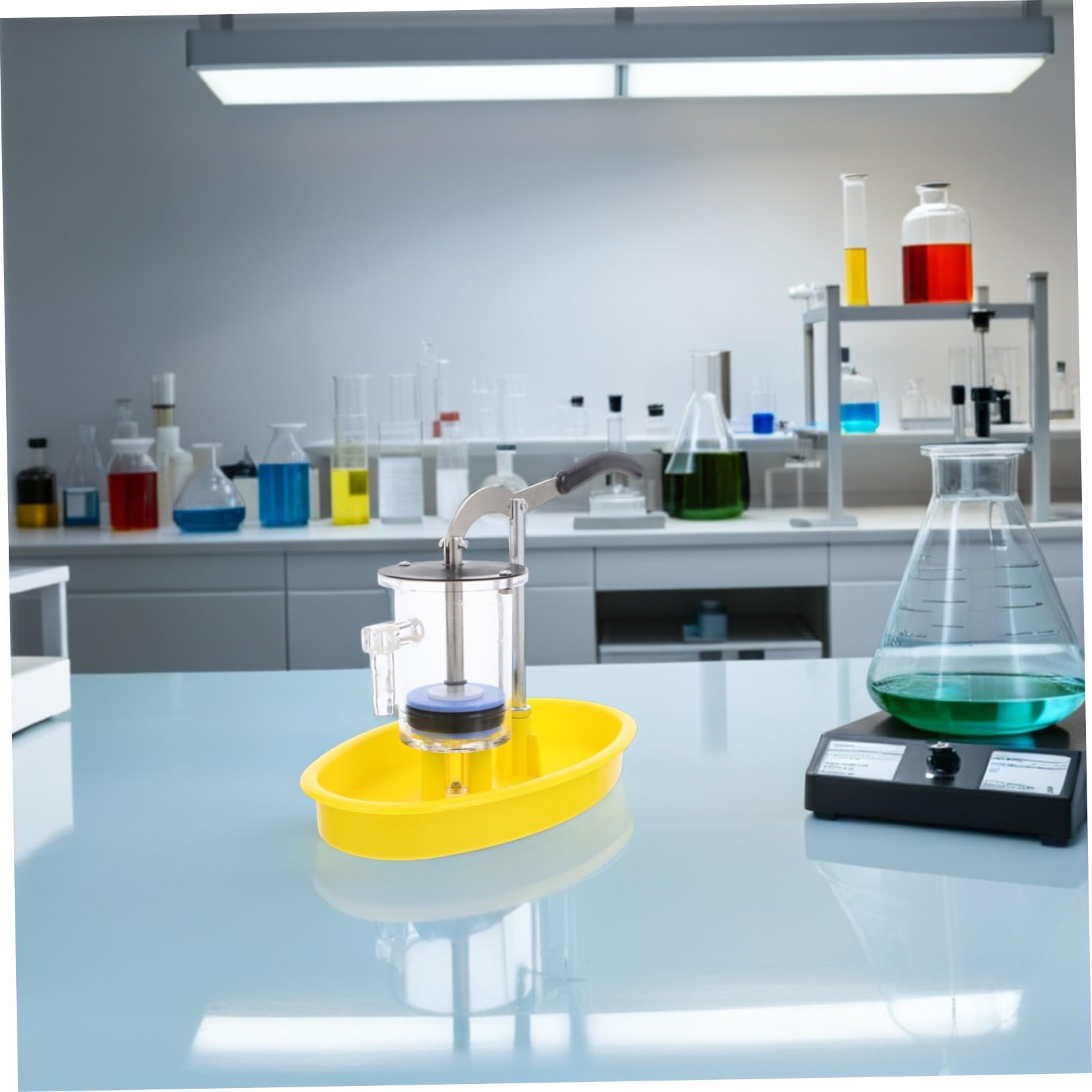 FRCOLOR Esperimento Pompa Idraulica Manuale Fisica Kit Scientifico per Didattica Giocattolo Educativo per Esplorazione Pratica Strumento per Classi e Laboratorio