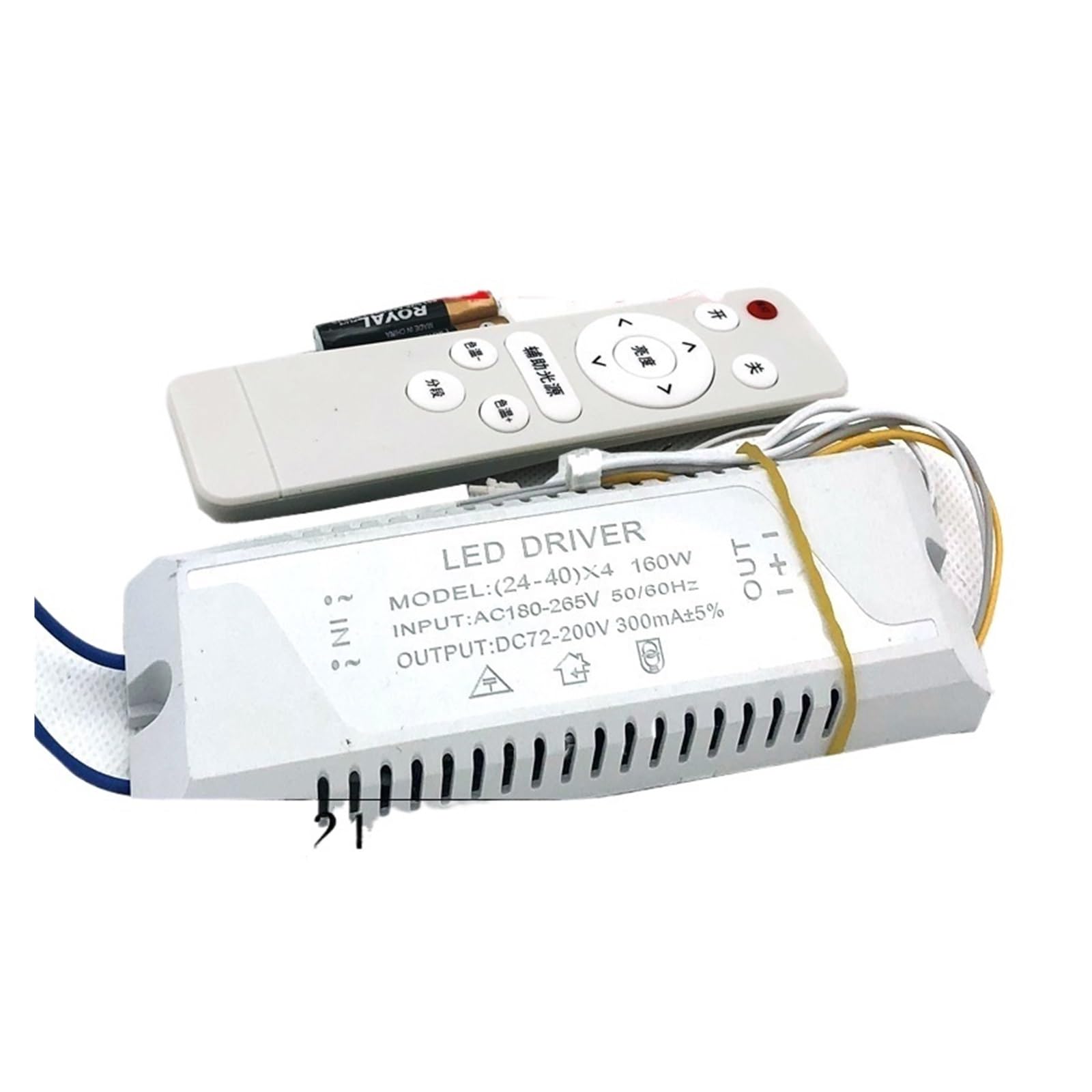Pilote LED pour corriger le scintillement des plafonniers 24-40W