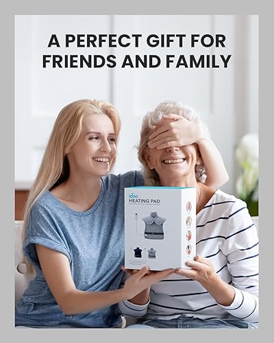 Miniatura 7 de iDOO Almohadilla térmica para aliviar el dolor de espalda, regalos de cumpleaños para él, mujeres y ella, elegible para la FSA HSA, almohadilla