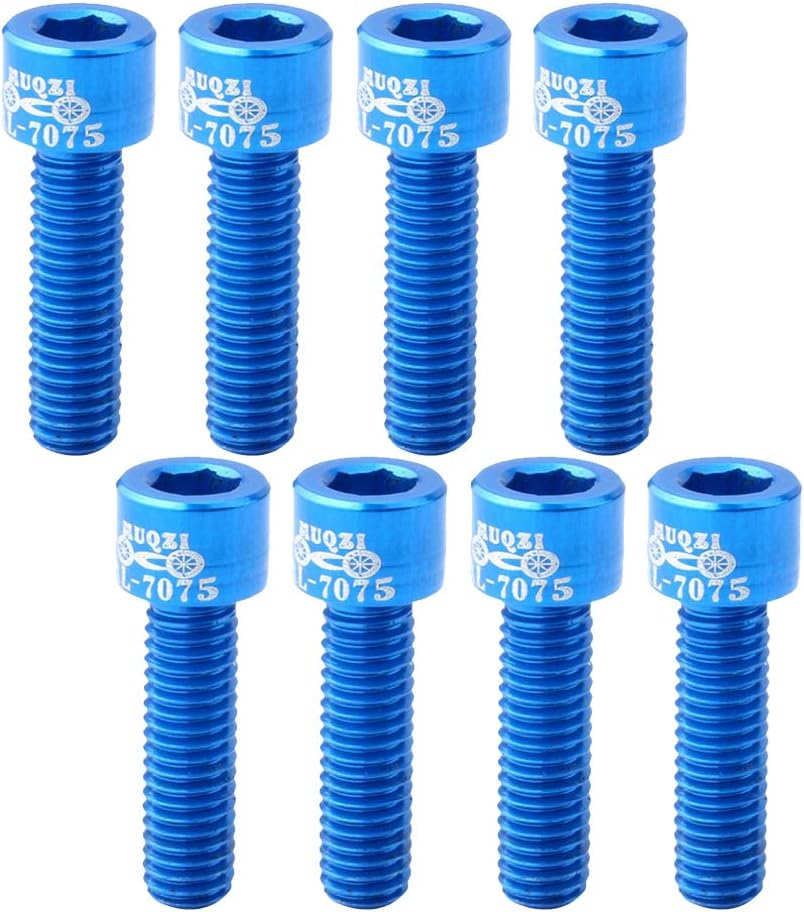 8個セット 自転車 ハンドルバー ステムスクリュー M5 ステムねじ