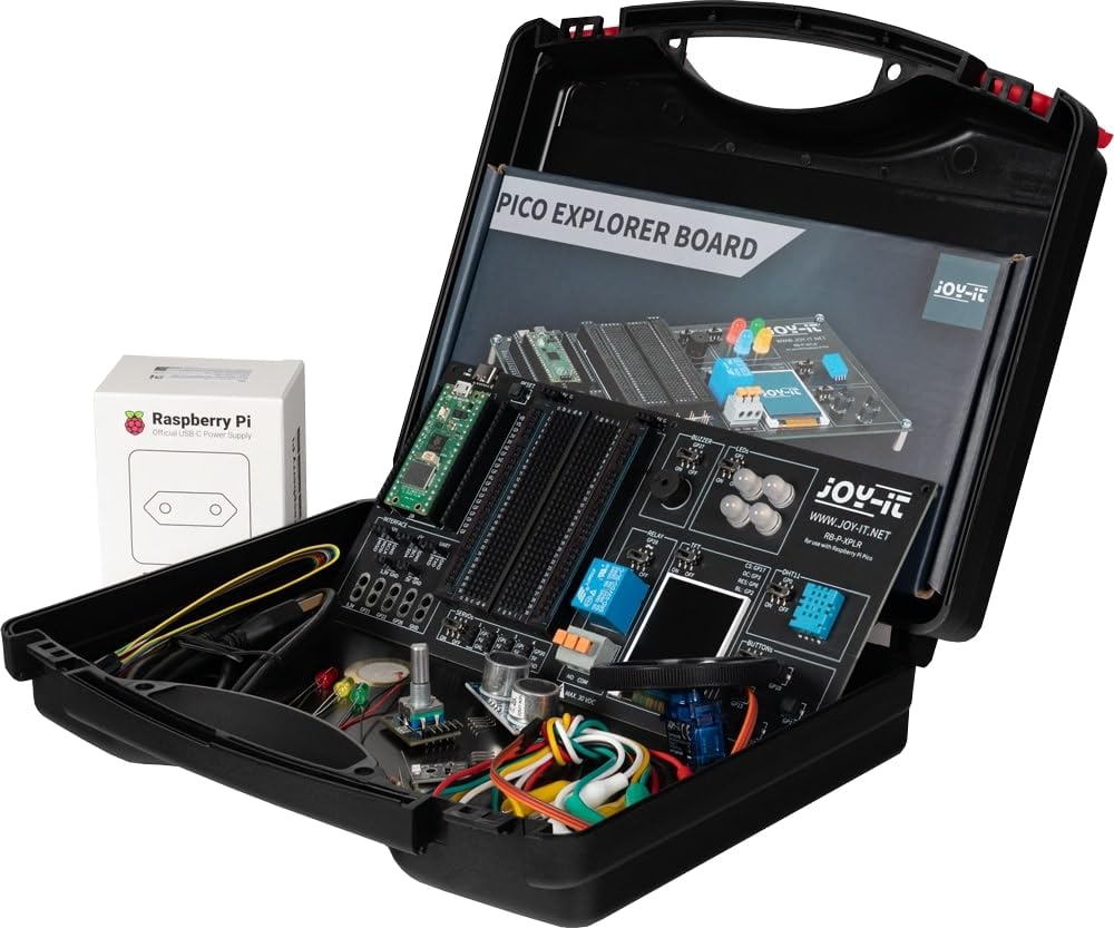 Joy-IT RB-P-XPLR-Set inkl. Aufbewahrungskoffer LEDs Netzteil Sensoren (RB-P-XPLR-SET)