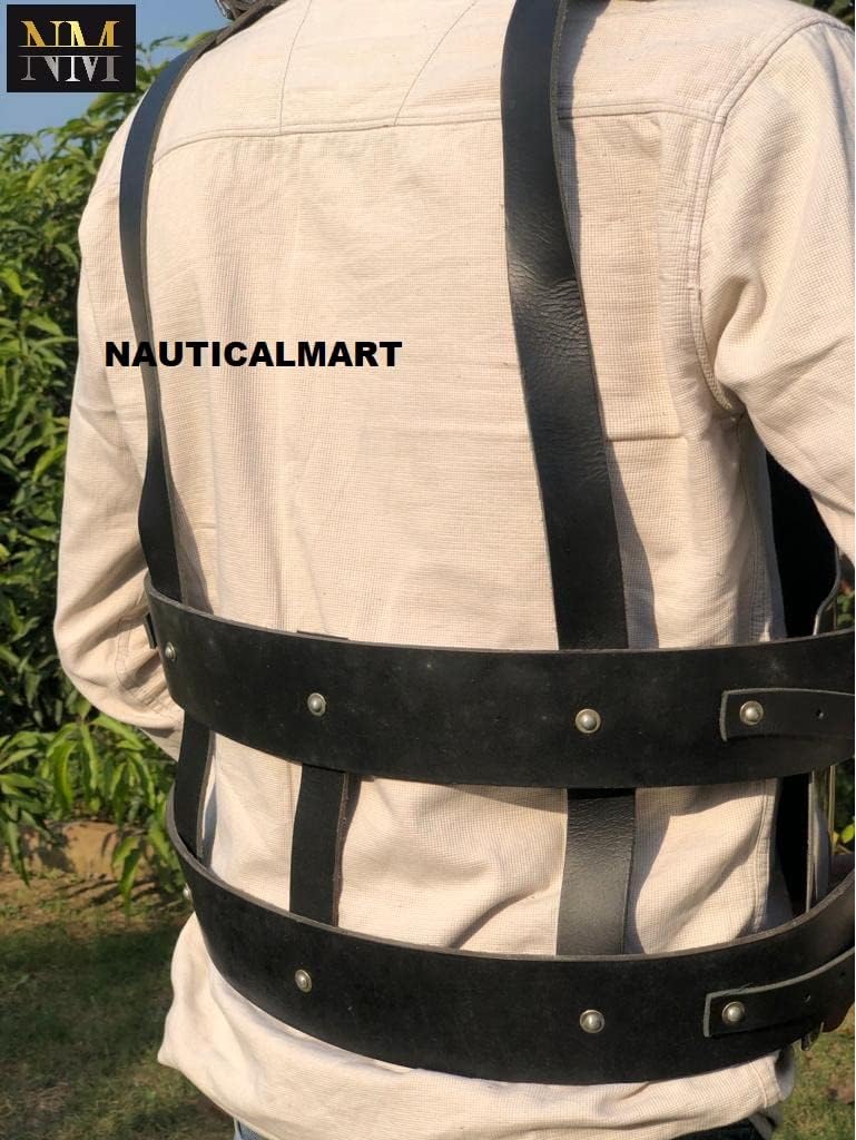 Armor Medieval Merc Steel Cuirass Breast Plate Body Armor Silver One Size