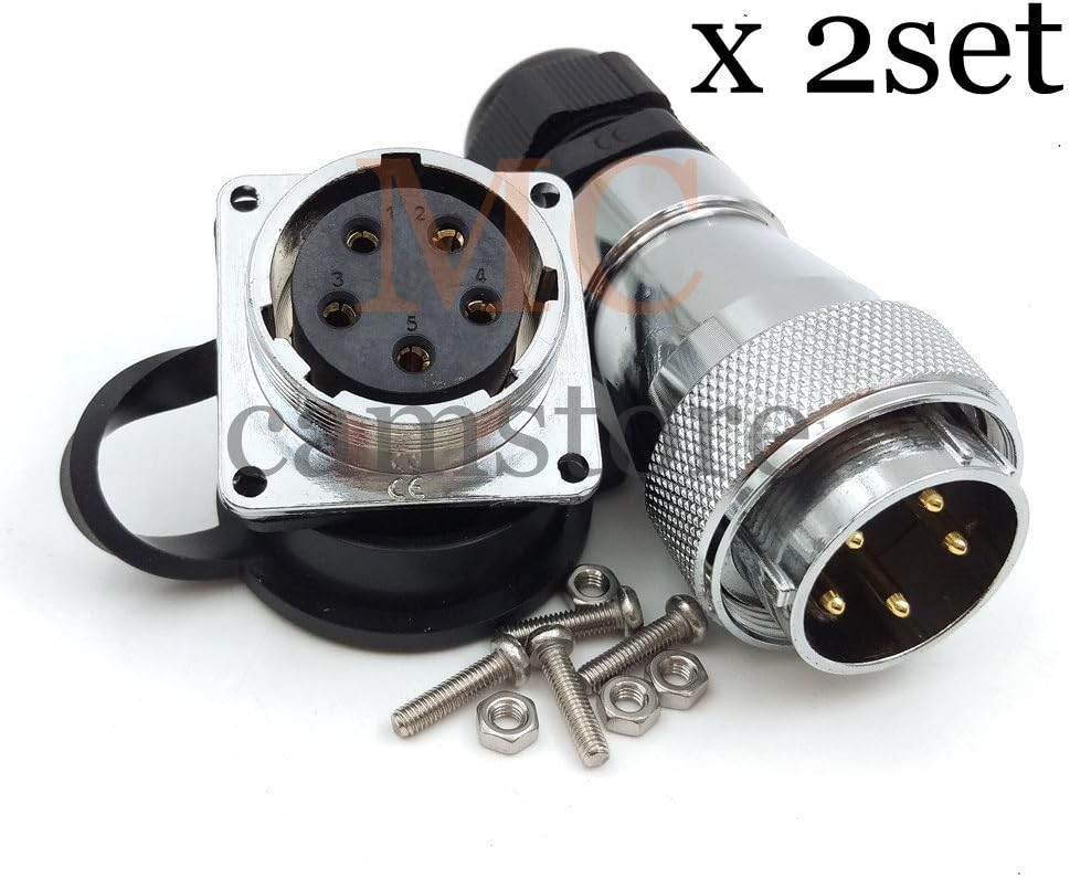 WF28 5pin Heavy Industrial High Voltage Power Connector