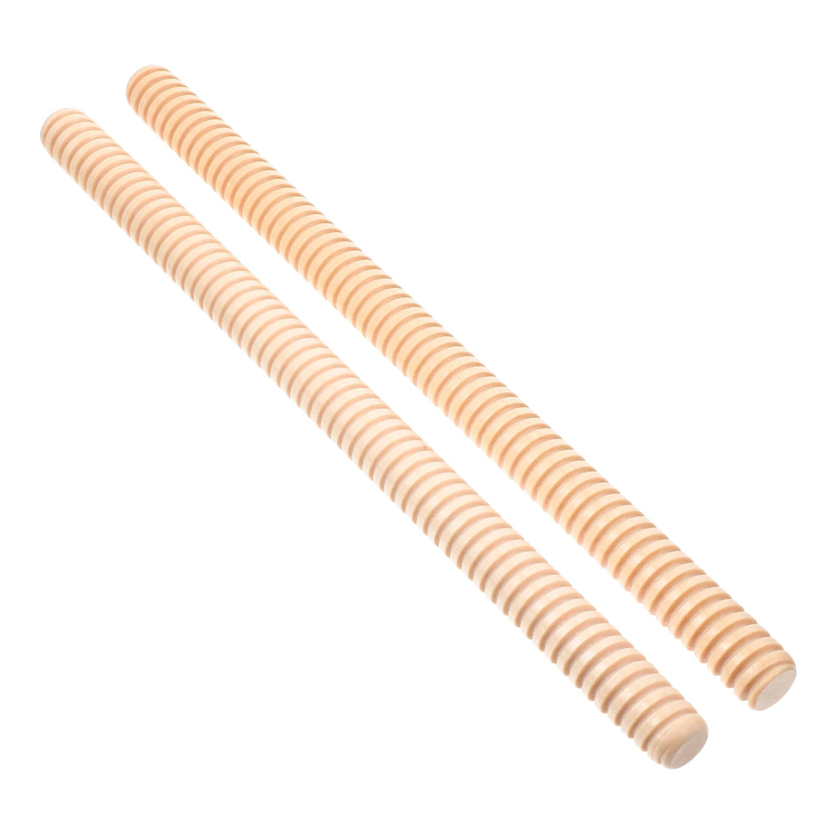 Yardwe 2pcs Wooden Claves Rhythm Music Sticks for Educational Play Safe Lightweight Percussion Instruments for Preschool and Kindergarten for Music Exploration