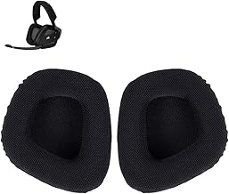 Ear Pads for Corsair Void Pro RGB Earpads Comfortable & Perfect fit Earcups Compatible with Corsair Void Pro RGB Wired/Wireless Gaming Headset ONLY (Black Mesh Fabric)