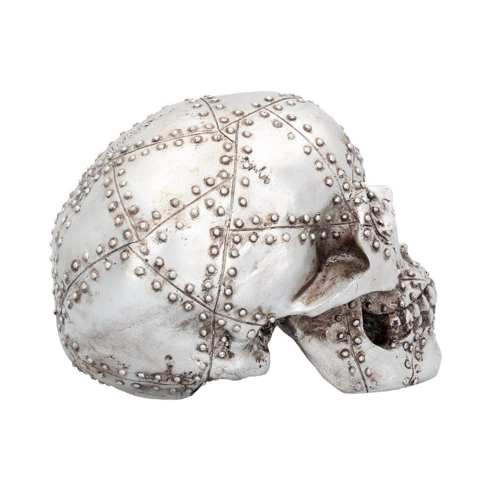 Nemesis Now Figurine tête de Rivets Argenté 18 cm