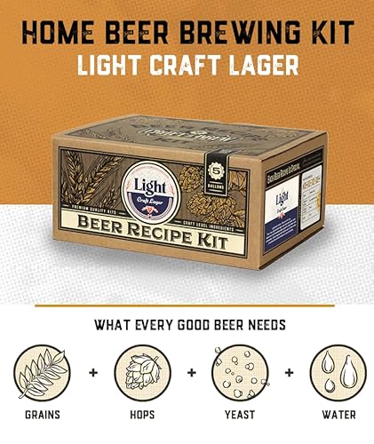 Craft A Brew - Beer Recipe Kit - Light Lager - Home Brewing Ingredient Refill - Beer Making Supplies - Includes Hops, Yeast, Malts, Extracts - 5 Gallons #TOP1