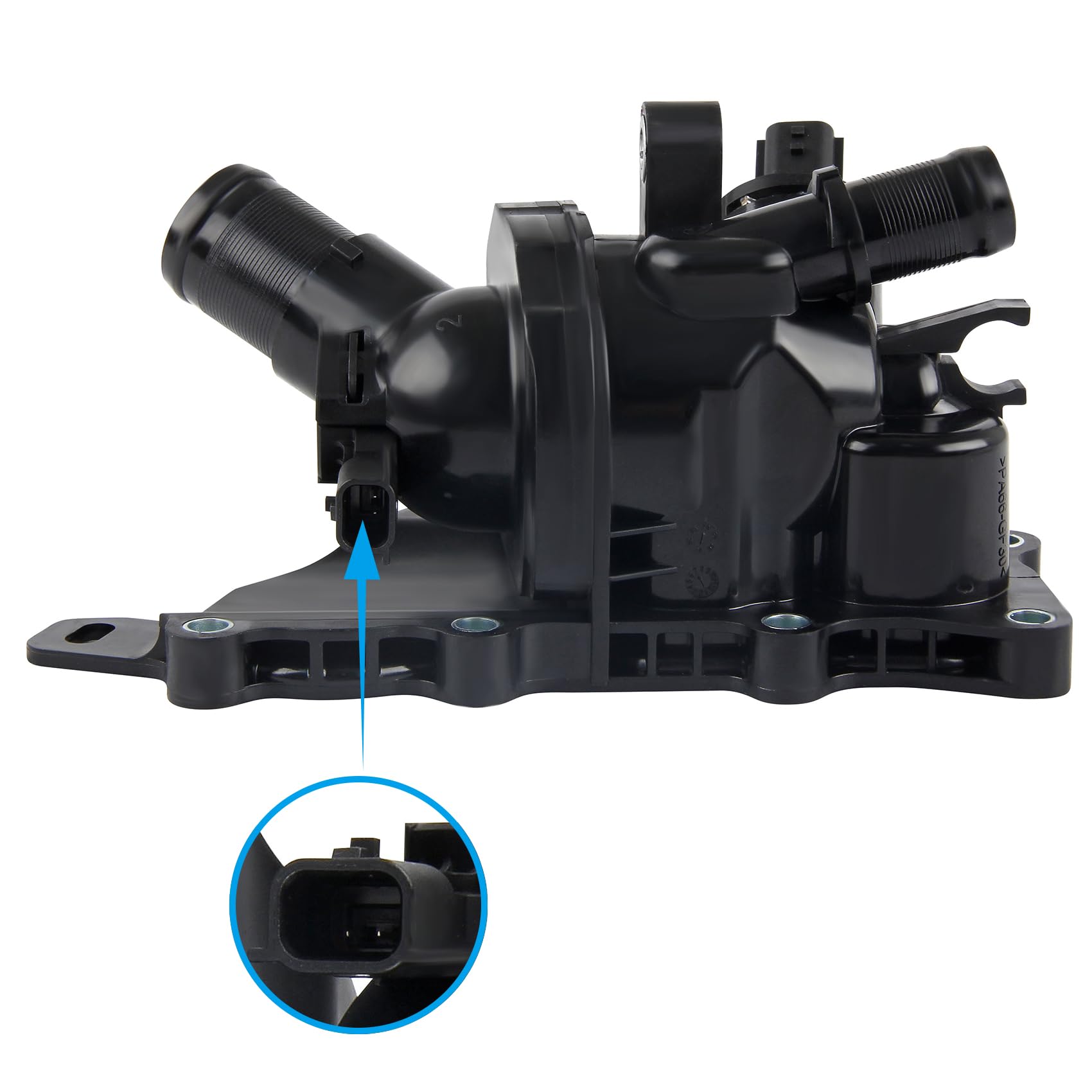 DOCAS Compatibile con DACIA DOKKER DUSTER 1.3 TCe Compatibile con RENAULT AUSTRAL CAPTUR I DUSTER KANGOO III MEGANE IV SCÉNIC IV TALISMAN 1.3 TCe Termostato 110600260R