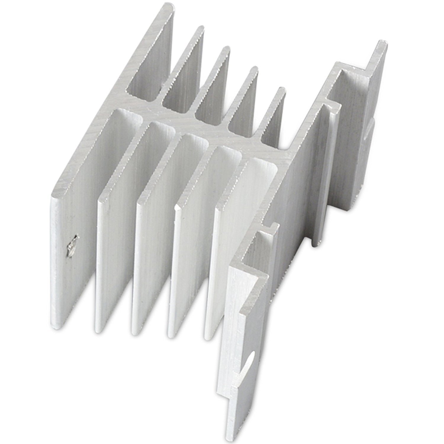 Disipador de calor SSR de aluminio 3.150x1.969x1.969 in Radiador disipador de calor para enfriar relé de estado sólido SSR 10-40A (tornillos incluidos) (3.150 inx1.969 inx1.969 in) (tono 5