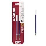 uniball™ 207 Impact RT Gel Pen Refills, Bold Point (1.0mm), Blue, 2 Pack – view 1