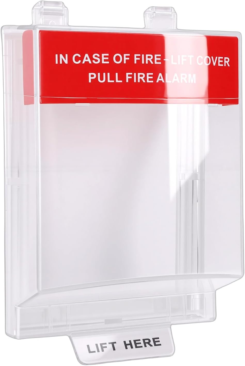 Fire Reminder Cover Pull Station with Manual Emergency Call Point, Protective Button Guard for Fireproof Safe Switch Protector - Durable Manual Call Point Cover & Fire Safe