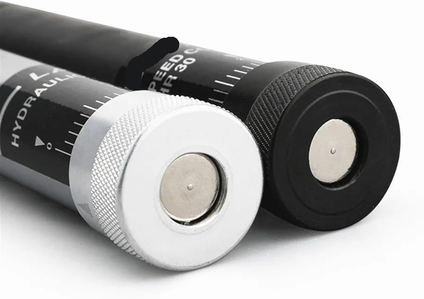 Pneumatic Hydraulic Shock Absorber Adjustable SR/HR15/30/60/80/100 Type Steady Speed Control Buffers 1Pcs(SRHR80 300KG,Silver)