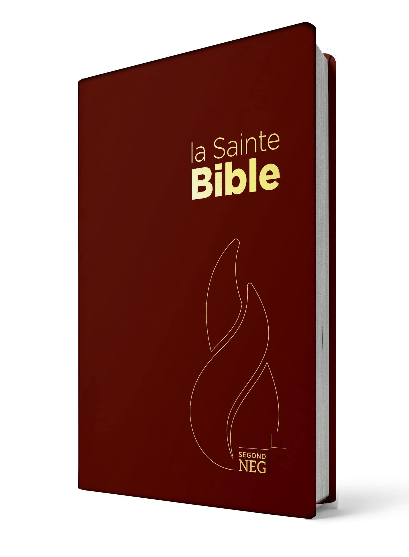 Bible Segond NEG, compacte, grenat: couverture souple, flexa Hardcover – 1 July 1979