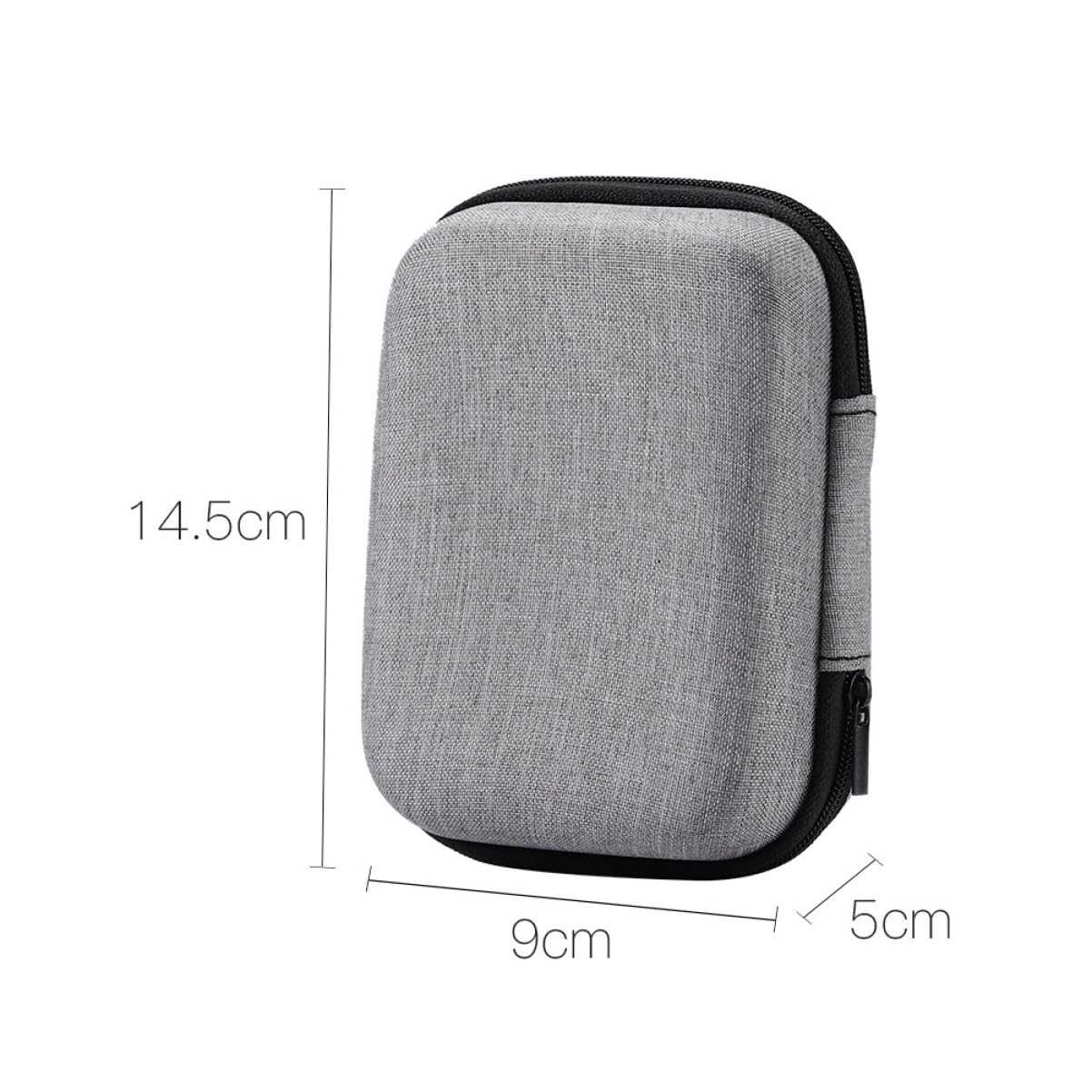 ifundom 2Pcs Portable Microphone Storage Bags Eva Headset Receiver Cases Capacity Design Organizer for Outdoor and Travel Use for Electronic Accessories