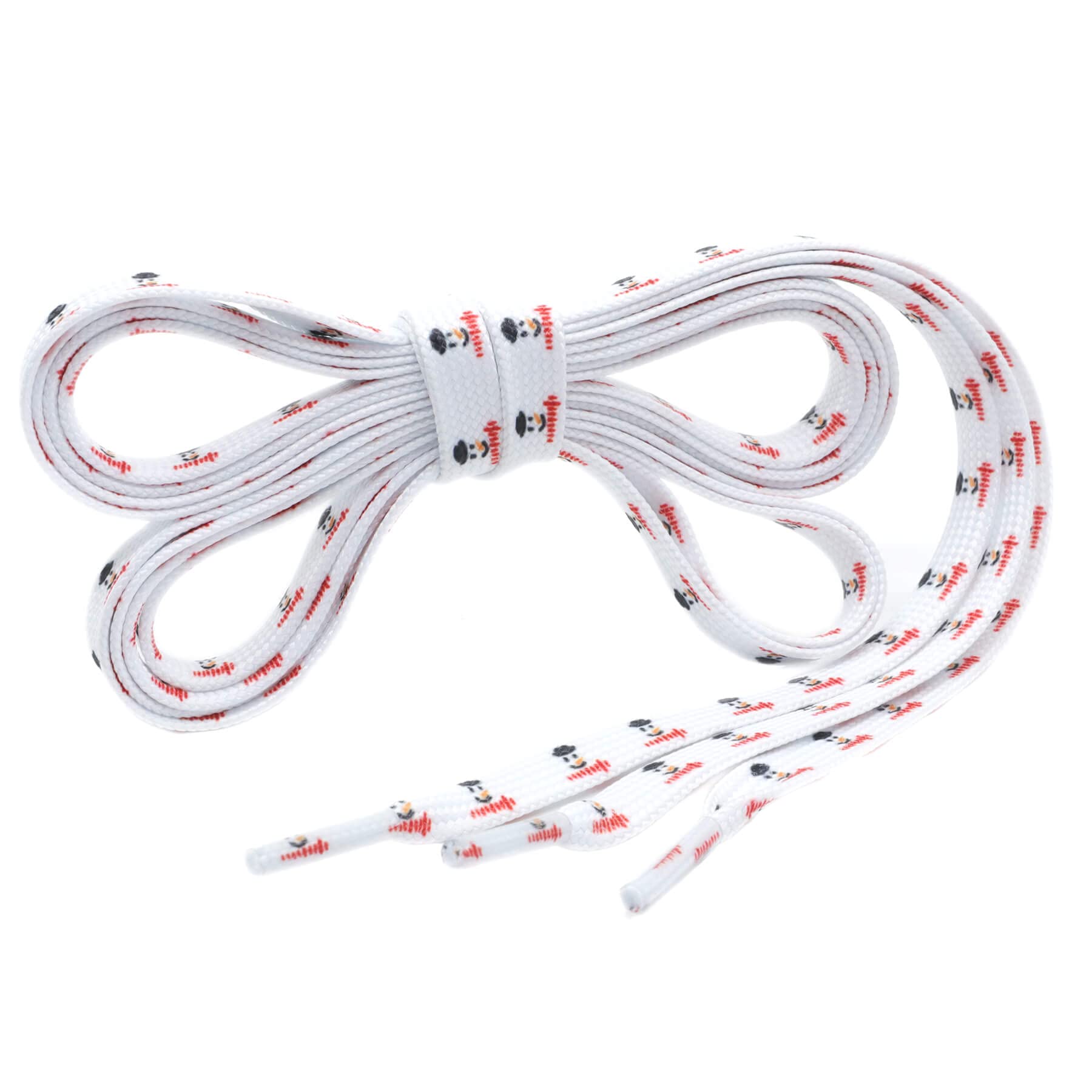 WEGOODZF Flat Shoe Laces Christmas: Colored Print Shoelaces - Pack of 2 Pair