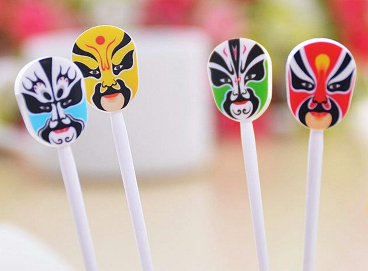 EZ Life Party Picks - Mask Design - Pack of 12 - Multi Color - Tableware, Barware & Dining Accessory 3