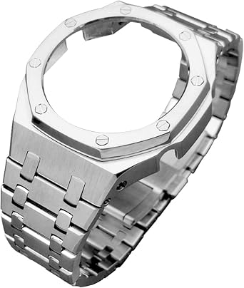 3rd Generation GA2100 Metal Watch Strap GA2110 Watchband Bezel for GA-2100 Watches Replacement Accessories