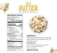 Vista 4 de Quinn - Palomitas de maíz con mantequilla extra para microondas y cine en casa