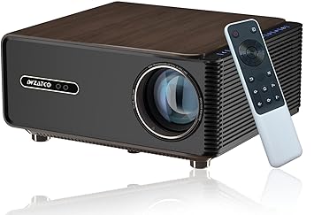 WZATCO A1 Brightest Native 1080P Projector for Home 1200 ANSI lumens Auto Focus & Keystone | Fully Sealed Engine | Android 9.0 | 4K HDR | HDMI ARC | Full HD Cinema for Theater, Classroom, Office