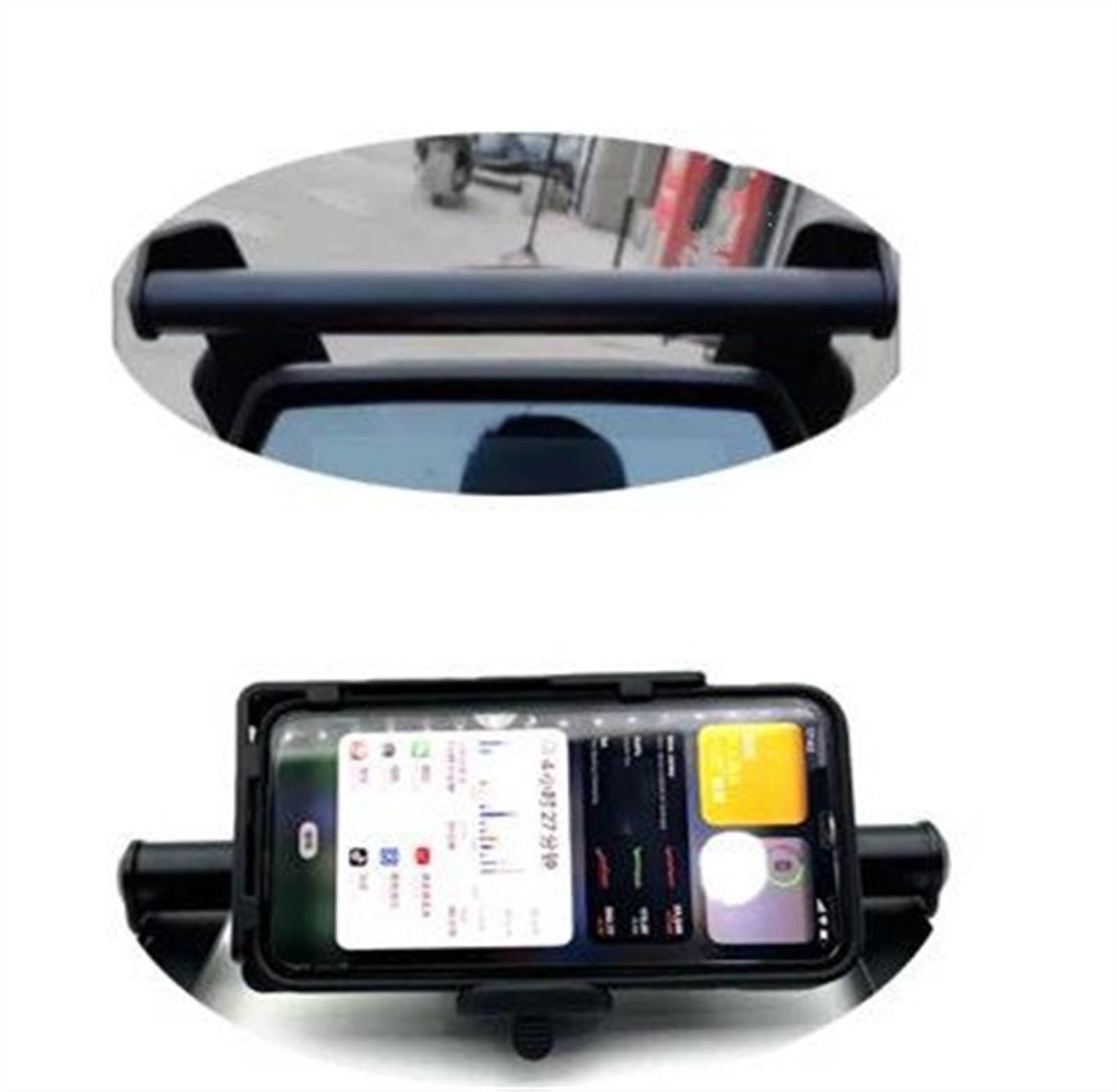Accessori Moto Parabrezza Anteriore Barra di Espansione Staffa per Telefono Cellulare di Navigazione per VOGE SR4 Max SR4MAX 350 (Color : B)