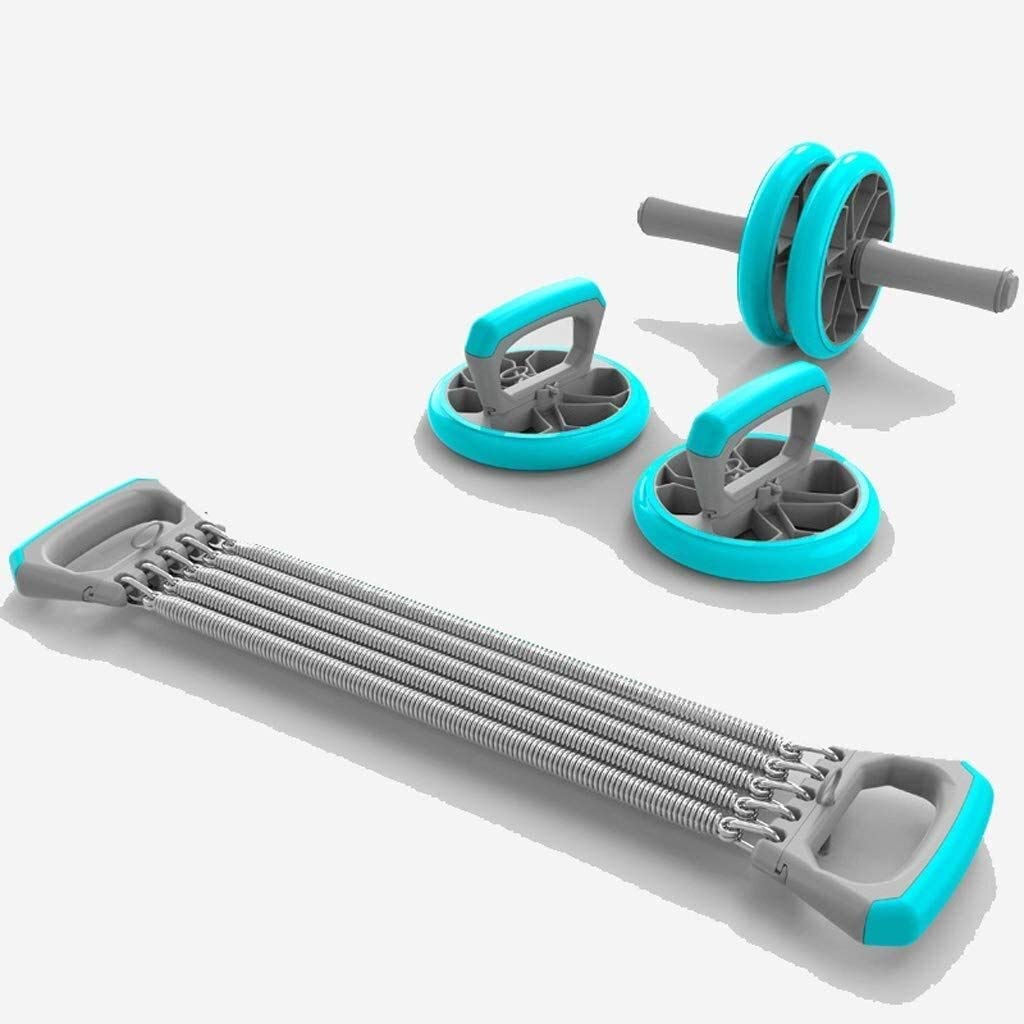 Home Abdominal Wheel Roller Kit with Push-UP Bar Practicing, Equipment Abdominal Exercise Daily training gadgets sports exercise portable and easy to use indoor and outdoor combination