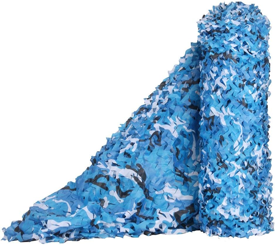 Camo Netting Camping Military Hunting Shooting Hunting Blinds Woodland Interior Decoration, Ocean Camouflage (Size : 2x2.5m)